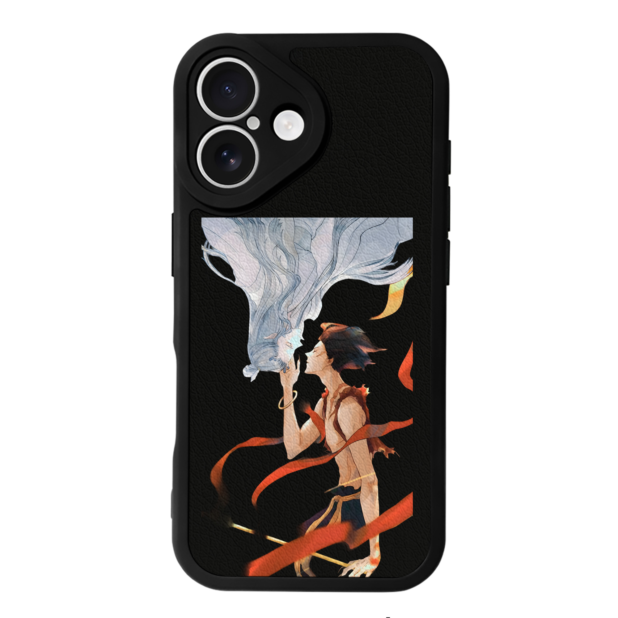 （画像用） Ne Zha 2 ナタ 魔童の大暴れ 【iPhone 16シリーズ対応】シリコンスマホケース（レザー調） 材質：シリコン